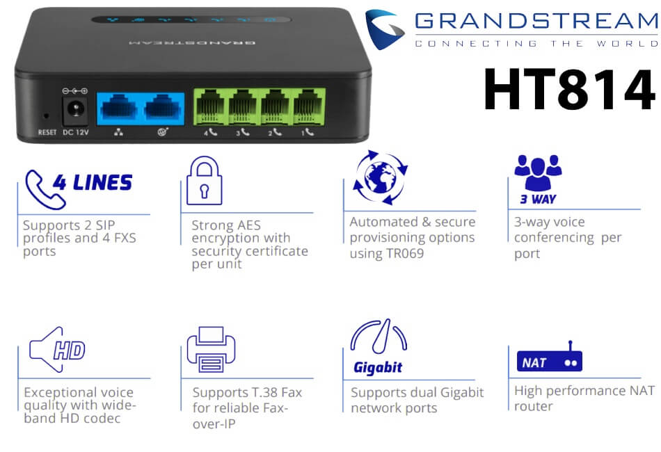 Grandstream Ht814 Dakar