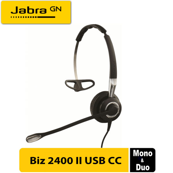 Jabra Biz 2400 II USB CC-most popular professional headsets