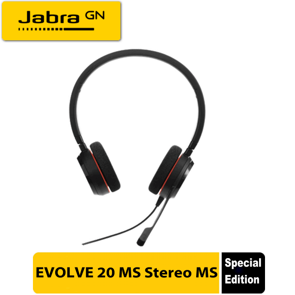 Jabra Evolve 20 Special Edition Stereo MS is a professional headset