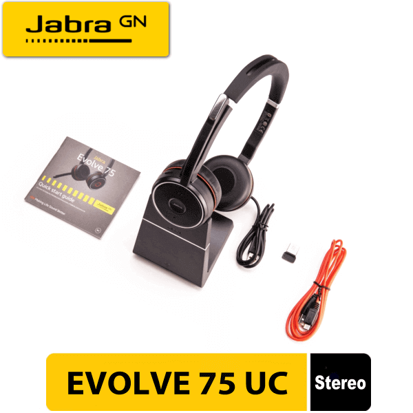 Jabra BiZ 2400 II Duo QD Headset with Link 230 USB PC Cable for WORK FROM  HOME