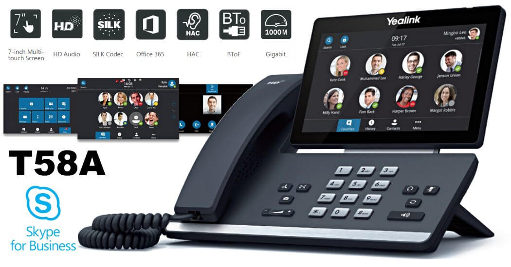 Yealink T58a Skype Phone Dakar